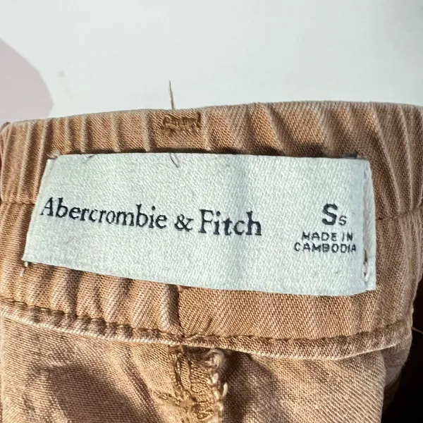 Abercrombie & Fitch Tailored Wide Leg Pants Sz Small Short Lightweight Drapey‎ - Image 3