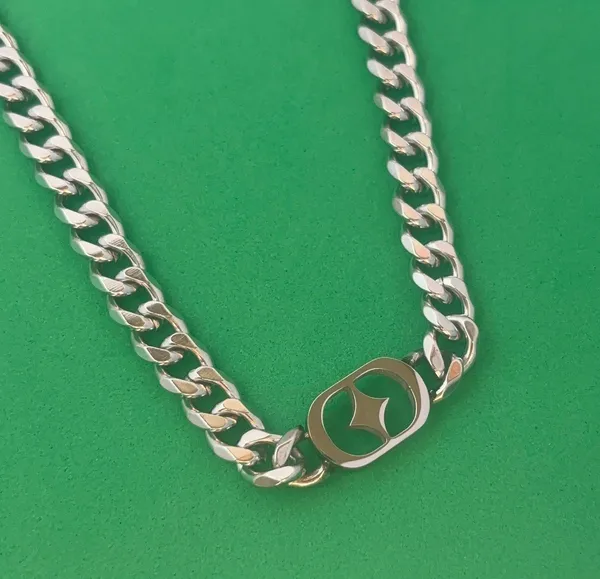 Titanium Steel Link Chain Star Necklace for Men Women,Unisex Hip Hop Necklace - Image 2