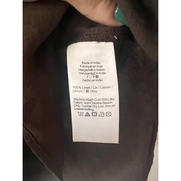 NWT J.Crew Linen New Capitaine Shirt Baird McNutt Irish Linen Oversized - Image 4