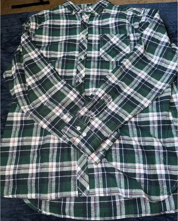 Flannel RQQBA Green Size XL - Image 4