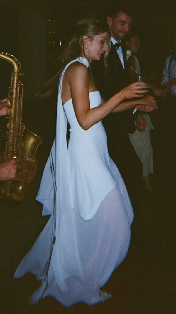 Matters Store Monaco White Dress with Scarf - Image 5