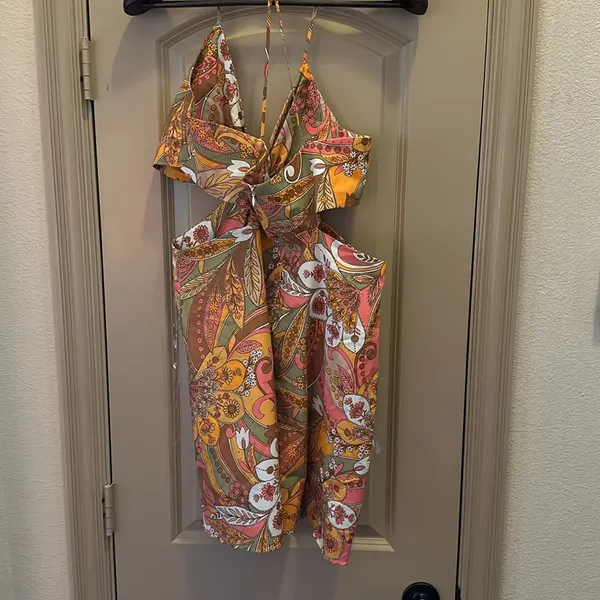NWT Gianni Bini Ruby Paisley Dress 12 - Image 5