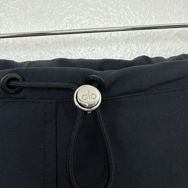 Alo Pants Womens Large Black It Girl Cargo Yoga Athleisure High Waist Pocket - Image 5