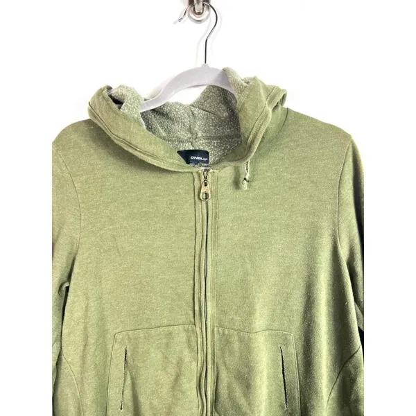 O’Neill‎ green zip up hoodie - Image 2