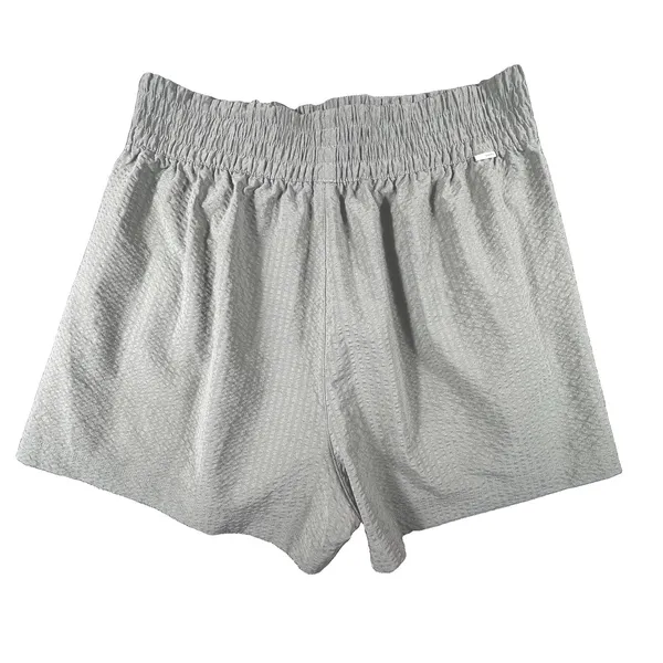 Vuori Womens Villa Textured Short Size Large Wheatgrass Sage Neutral Athletic 3" - Image 2