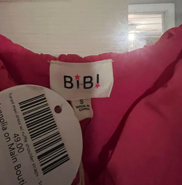 Boutique Pink Maxi Dress - Image 5