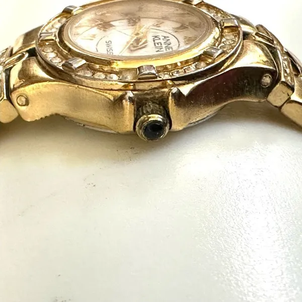 Anne Klein gold tone rhinestone Watch - Image 7