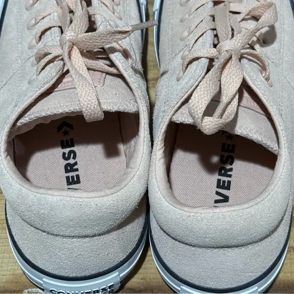 Converse Pink Suede Sneakers‎ Size 8 A36 - Image 7