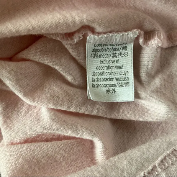Y2K Victoria’s Secret Angel glitter pink t-shirt size xl - Image 3