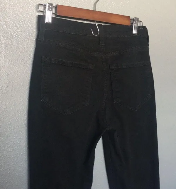 KanCan • Black Button Fly Skinny Jeans Size 27 - Image 5
