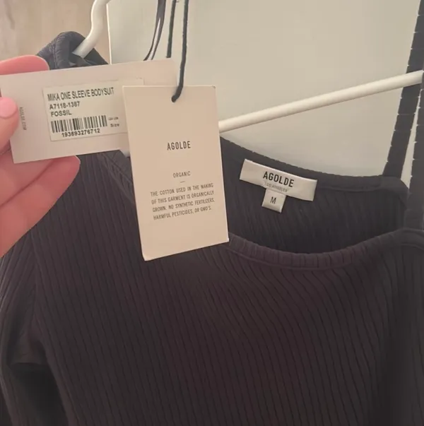 NWT Mika One Sleeve Thong Bodysuit - Image 7
