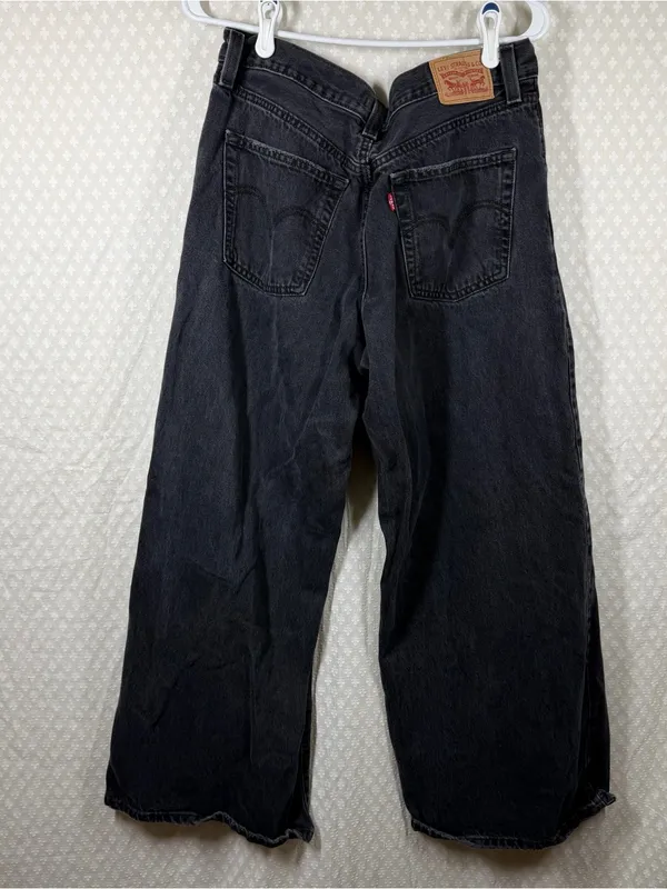 Levi’s Faded Black 94’ Baggy Wide Leg Jeans - Image 4