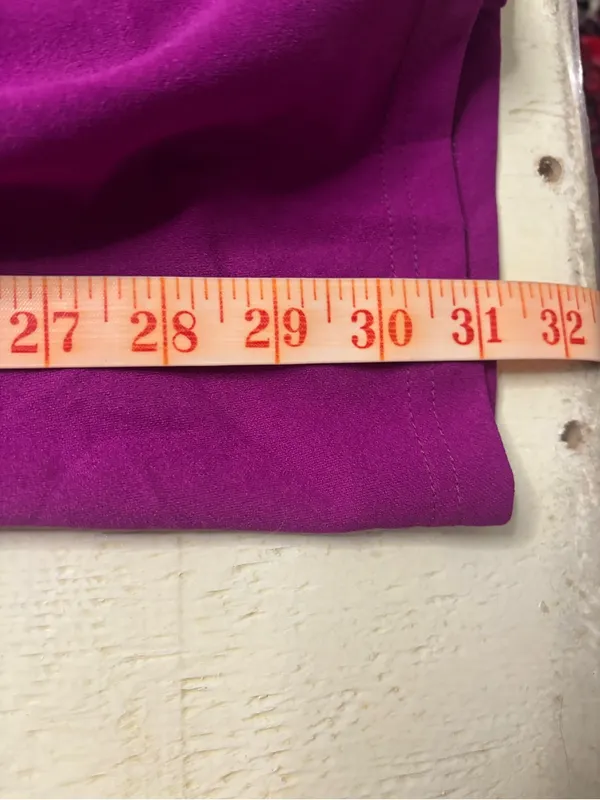 Lulus Magenta Purple Fuscia Size Small Cross Cross Jumpsuit New - Image 4
