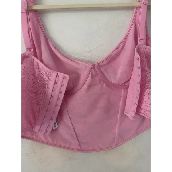 NWT Victoria Secret Pink Corset Lace Tank Top Size XL￼ - Image 5