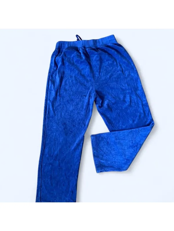Vintage Y2K Juicy Couture Velour Track Pants Size Medium 💙 - Image 4