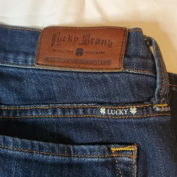 Lucky Brand Blue Flare Wide Leg Jeans - Image 10