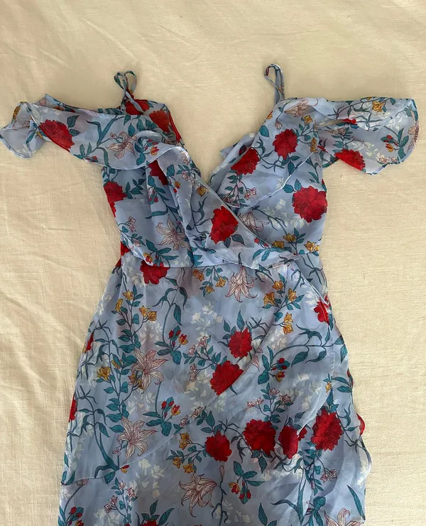 Wedding Guest Dress Multi Size 6 - Image 3