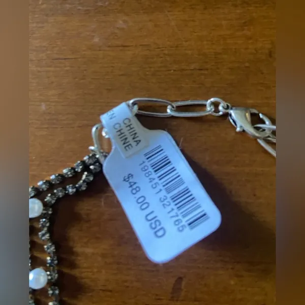 NWT FREE PEOPLE Nick's Necklace In Mixed Metals - Image 4