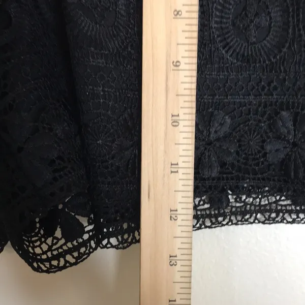 Iily white‎ black lace double liner shorts size small - Image 5