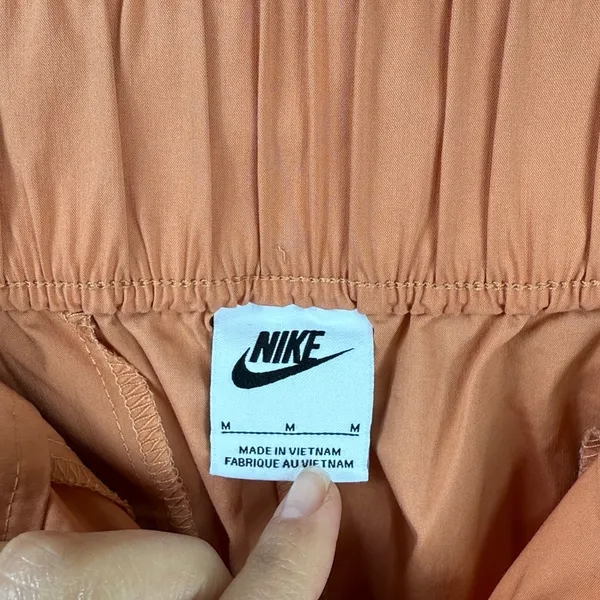Nike Sportswear Athleisure Wide Leg High Waist Trousers in‎ Terra Blush Medium - Image 8