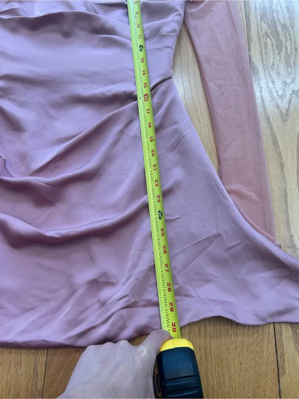 ALIAVA ALIEVA Maya Mini Dress Pink‎ Size XS NWT Cocktail Party Silk Corset Top - Image 8
