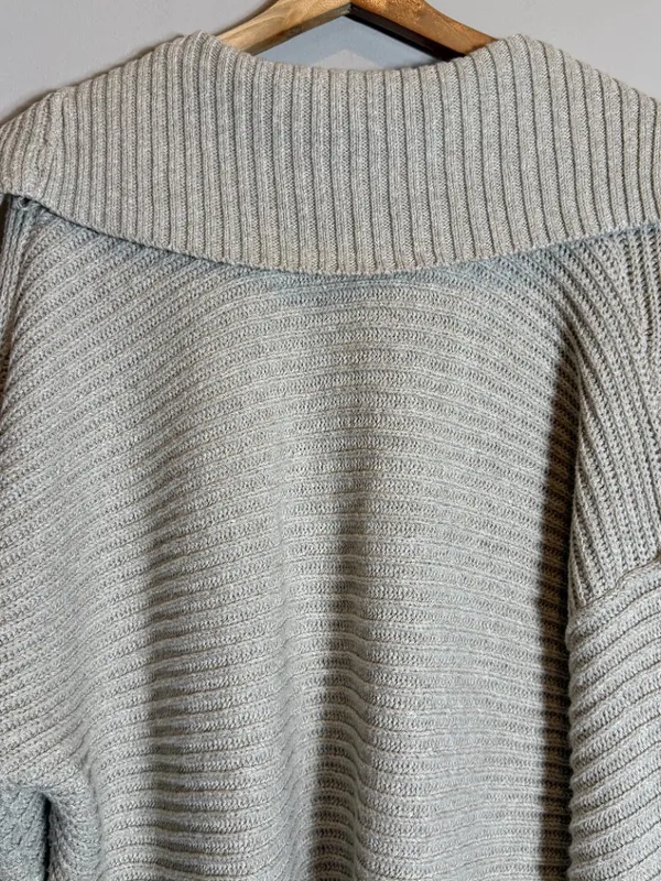 Free People Marlie Pullover Sweater Women's Small Pebble Collared Bohemian NWOT - Image 13