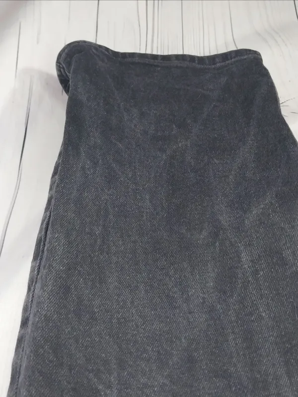 Abercrombie Washed Black 90's Relaxed Fit High-Rise Minimalist Jeans - Image 5