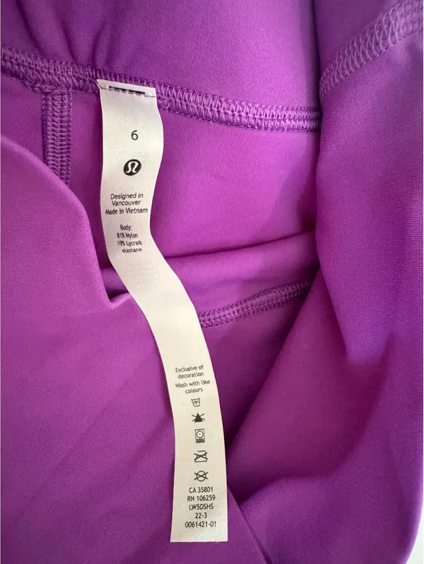 Lululemon Align With Pockets High-Rise 25” Moonlit Magenta Size 6 NWT - Image 6