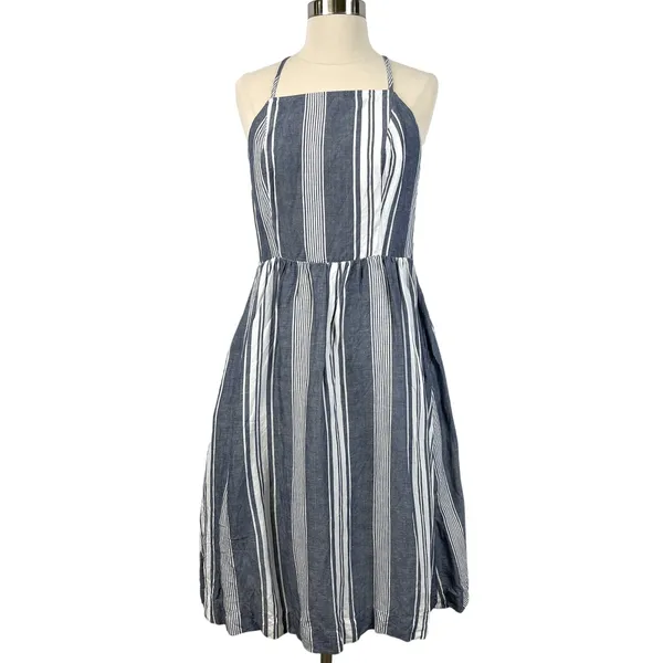 Abercrombie & Fitch Sundress Womens Medium‎ Square Neck Summer Beach Coastal - Image 4