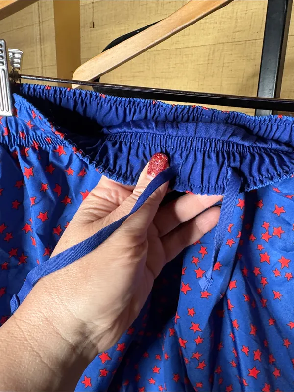 NWT Nike Dri-FIT Tempo Running Shorts Blue Red Stars 3X Plus Size - Image 11