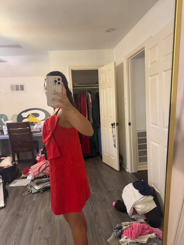 Boutique Red Mini Dress - Image 3