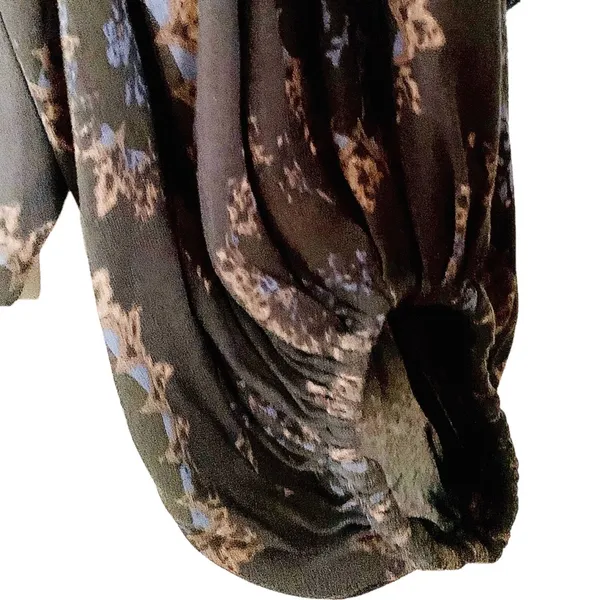 Free People Floral‎ Blouse Size Medium - Image 6