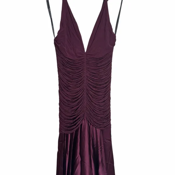 Silvia‎ Tcherassi Sana Dress Burgundy - Image 6