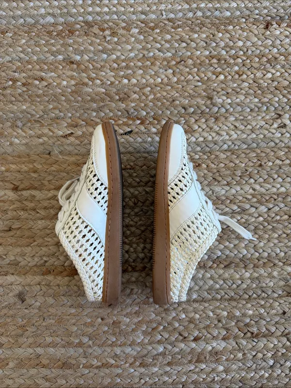Woven Mule Sneakers White Size 7.5 - Image 2