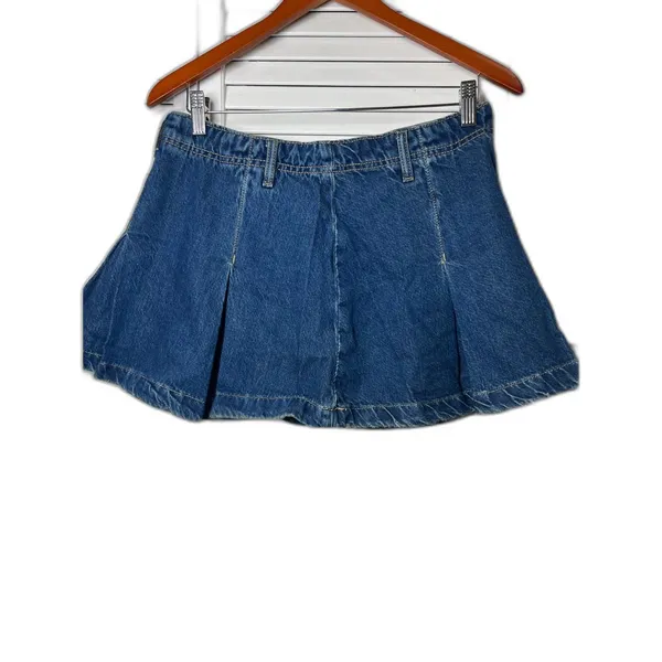 Free People We The Free Madison Ave Denim Mini Skirt Size 30 New with tags - Image 4
