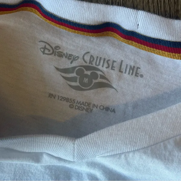 2022 Disney Cruise Line DCL Disney Wish Short Sleeve Shirt M - Image 4
