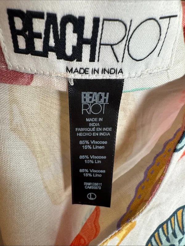 Beach Riot Elodie Maxi Dress Coastal Jewel L - Image 5