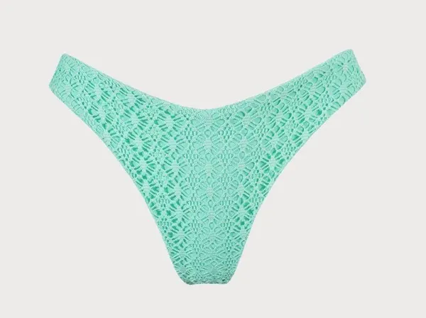 Berlook Cyan Mesh Underwire Bikini Set Green - Image 6