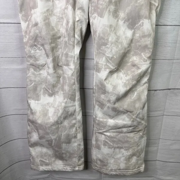 Gerry Womens Medium Abstract Print Fleece Lined Snow Snowboarding Pants Gray - Image 4