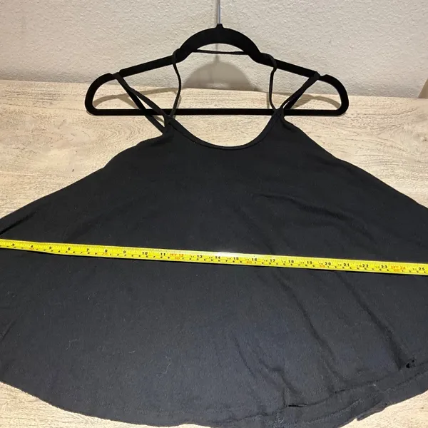 FREE PEOPLE We the Free Oversized Black Halter Tank Top Flowy Size Small S - Image 12