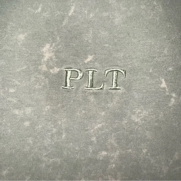 PrettyLittleThing‎ PLT Acid Wash Sage Green Tee Shirt XL - Image 4