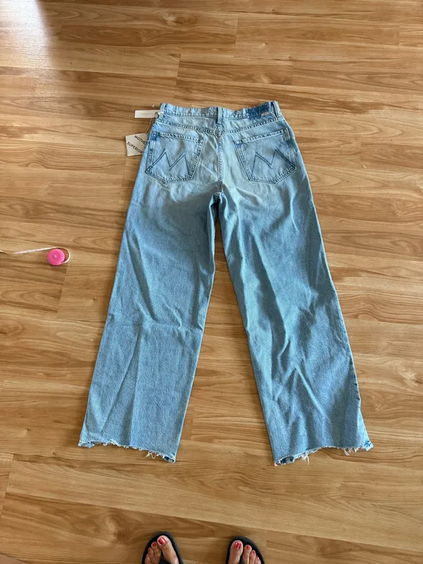 Mother NWT Awesome High Waisted Spinner Zip Sneak Chew in We Bounced - Size 31 - Image 9