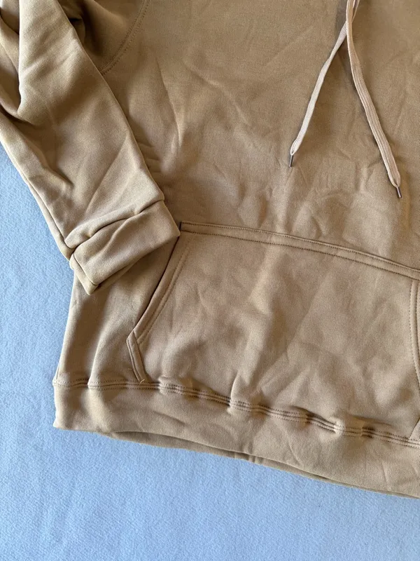 Women's Khaki Tan Hoodie Size Large #260860 - Image 3