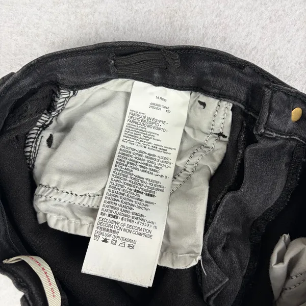 Levi’s 710 Super Skinny Jeans Women’s 14 Black Mid Rise Stretch Denim Casual - Image 9