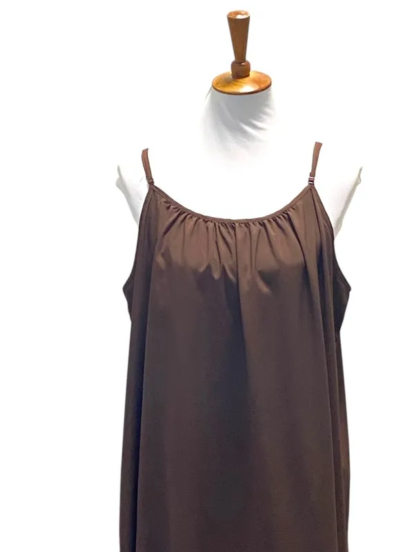 Vonda Prairie Maxi Dress Chocolate Brown Size 4XL Boho Coastal Vacation Summer - Image 6
