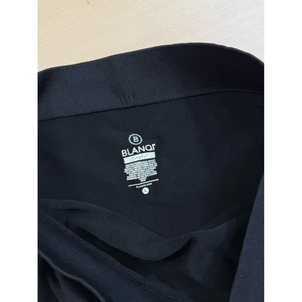 BLANQI Everyday Maternity Leggings Size Large Black Over Belly Support Knit - Image 5