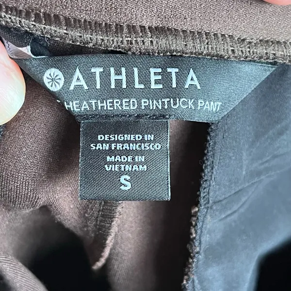 Athleta Women's Heathered Pintuck Pant Dark Brown Size S - Image 5