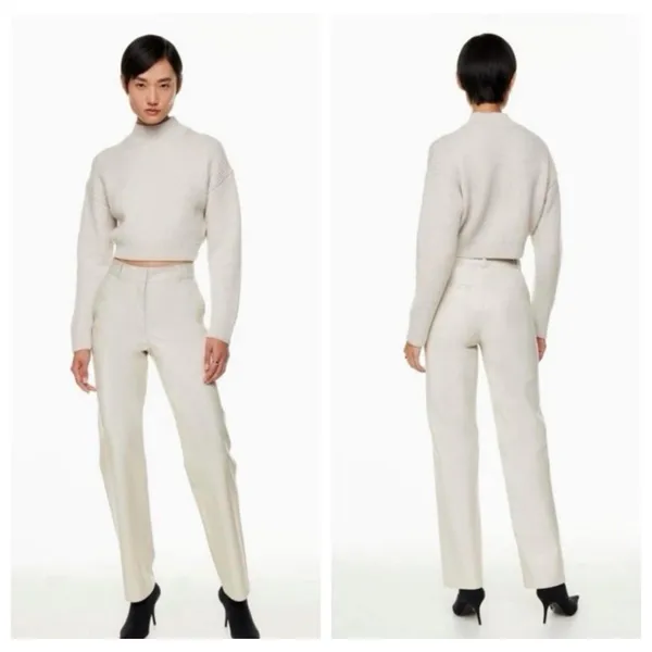 Aritzia Babaton Command faux‎ vegan leather pants - Image 2