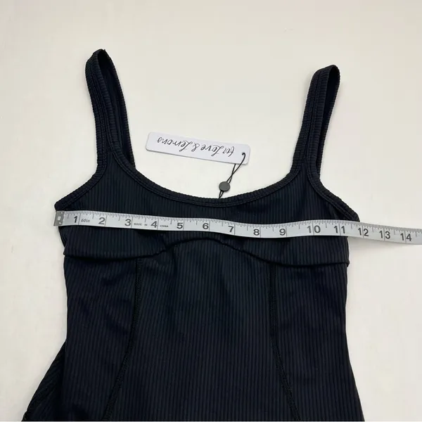 For‎ Love & Lemons Ribbed Black Bodysuit Tank Thong Back Womens Size XS NEW - Image 7