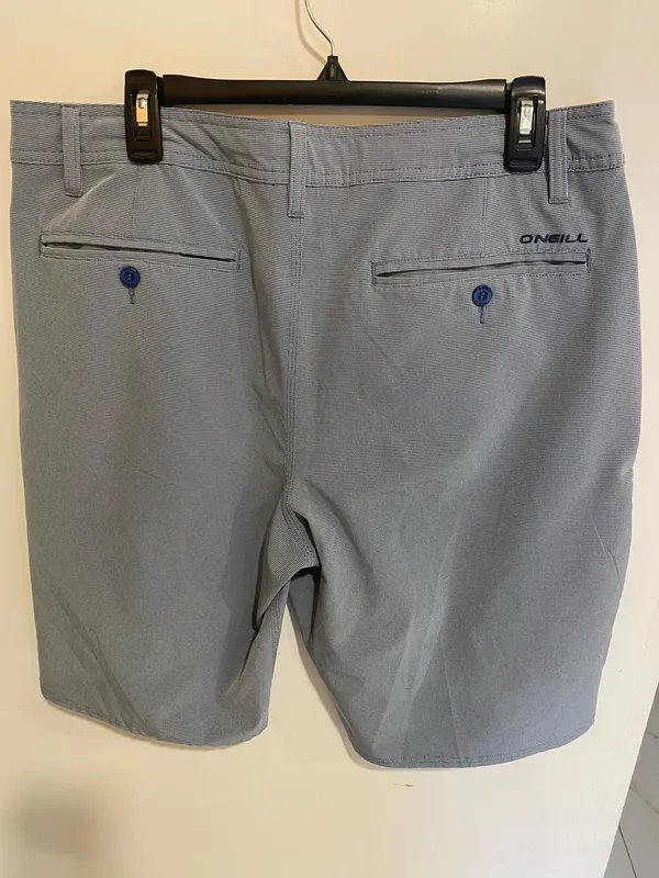O'Neill Men's Light Blue Performance Flat-Front Shorts - Image 2